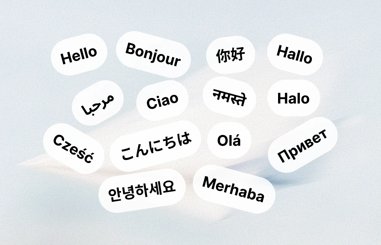 100+ languages supported